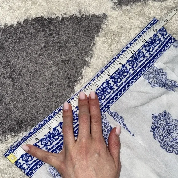 Flowy and lightweight wide leg beach cover up pants size xs - Picture 7 of 13